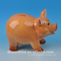 Painting ceramic big piggy bank